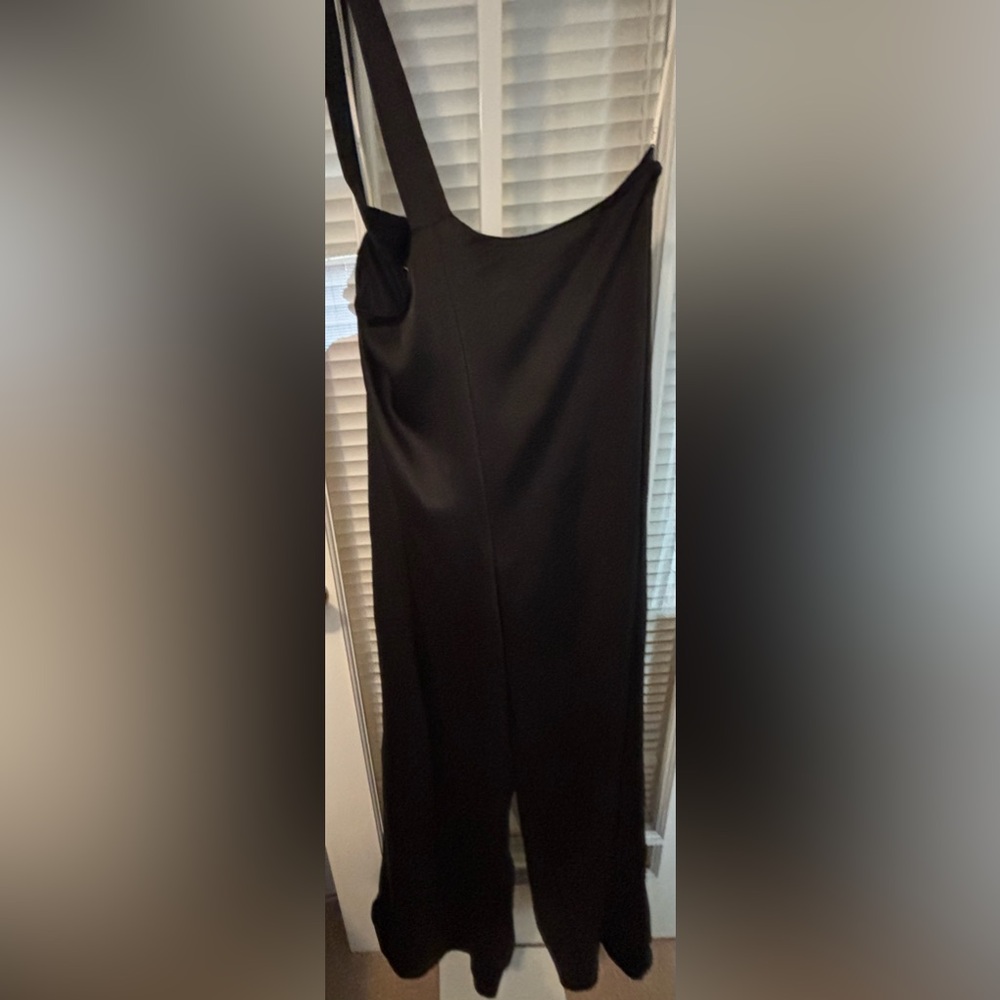 Lulus Satin One Shoulder Pants Suit-XL